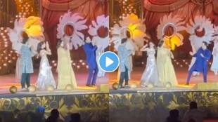 ranbir kapoor alia bhatt dance on kesariya song with akash ambani shloka ambani at anant radhika pre-wedding