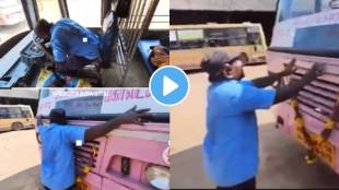 The bus driver from tamil nadu emotional farewell to his bus after thirty year on his retirement day
