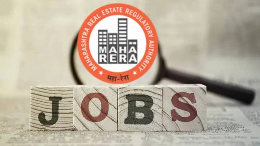 Maha RERA Recruitment vacancies For thirty seven different post candidates can Submit their application offline