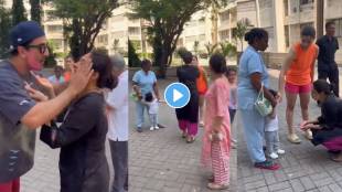 bollywood actor ranbir kapoor and alia bhatt played holi with daughter raha and friends video viral
