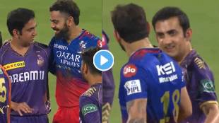 Virat Kohli and Gautam Gambhir hugging each other