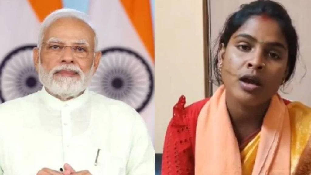 pm narendra modi speaks to sandeshkhali rekha patra