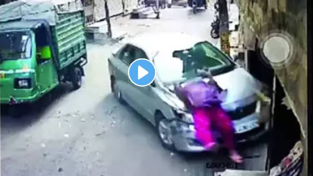 Delhi: Sweeping outside her house, 65-year-old woman dies as neighbour’s car runs her over