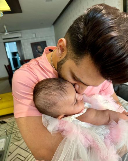Rahul Vaidya Disha Parmar Daughter Birthday