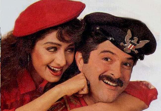 Anil Kapoor and Sridevi