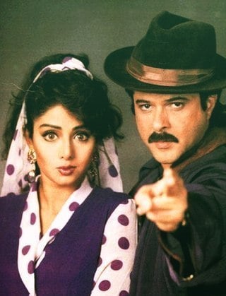 Anil Kapoor and Sridevi