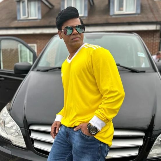 Siddharth Jadhav Purple Blazer Suit