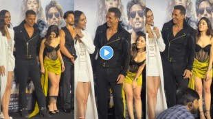 akshay kumar stepped on alaya F dress video viral
