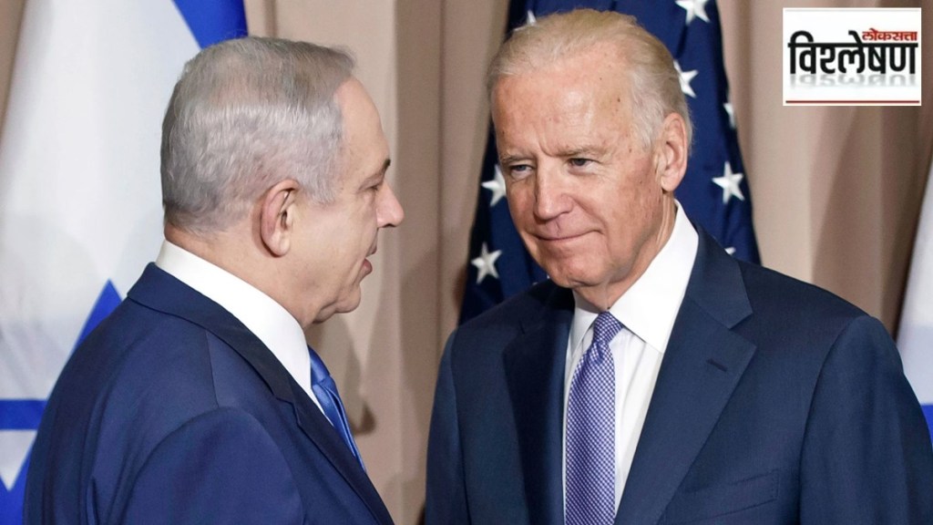 disagreement between joe biden benjamin netanyahu marathi news