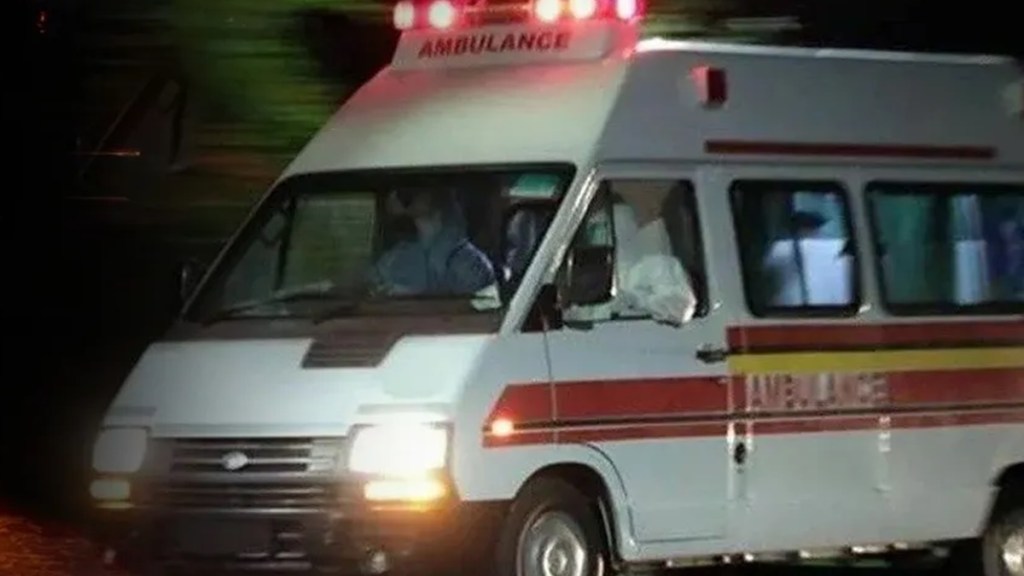 dhule police, cattle in ambulance, inspection