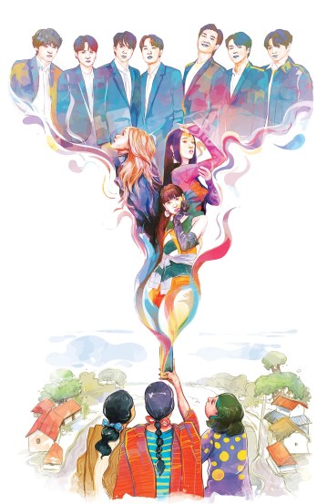 Teenagers from remote villages in India chase K-pop dreams, highlighting the global reach of Korean pop culture. (Credit: Suvajit Dey)