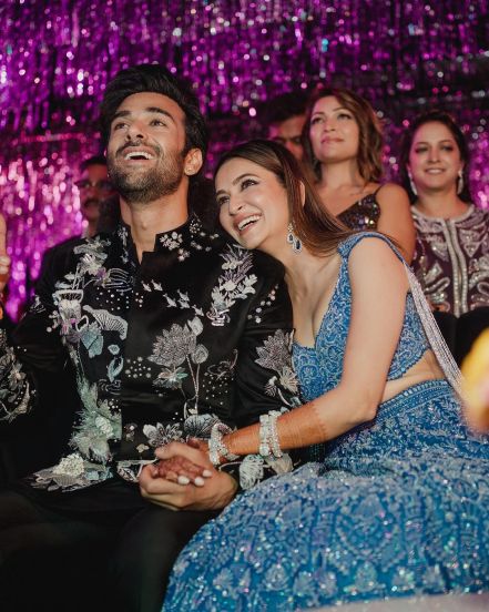 kriti kharbanda pulkit samrat romantic sangeet photos