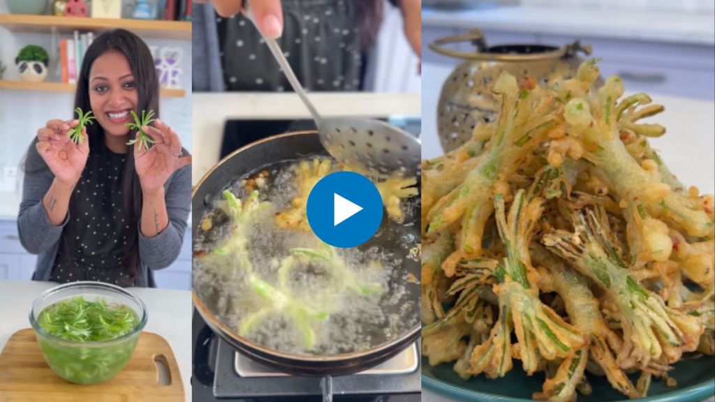 Onion Flower Fritters : कांद्याच्या पातीची भजी