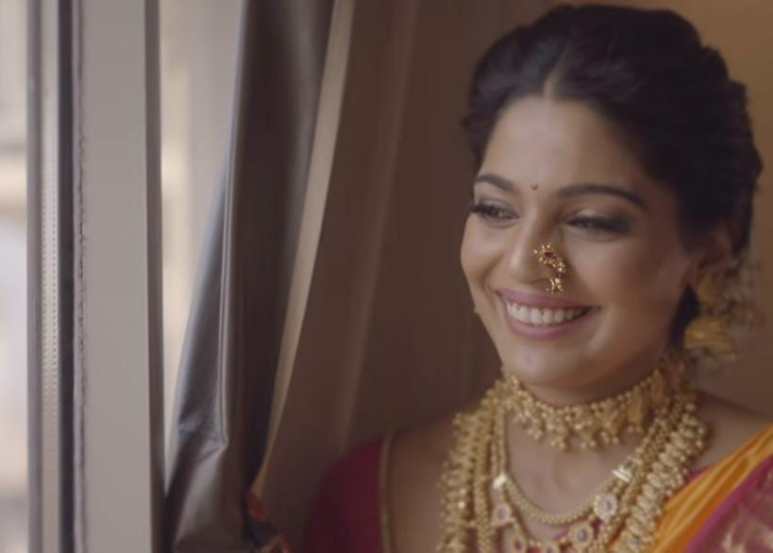 pooja sawant wears evil eye pendant