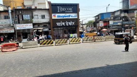 Important junction roads on Ghodbunder route closed Some relief from congestion on main road