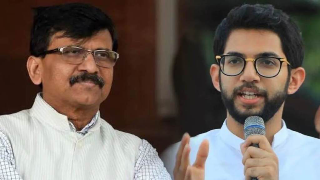 sanjay raut aditya thackeray