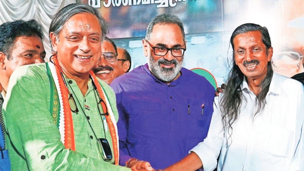 bjp rajeev chandrasekhar to contest against shashi tharoor from thiruvananthapuram seat