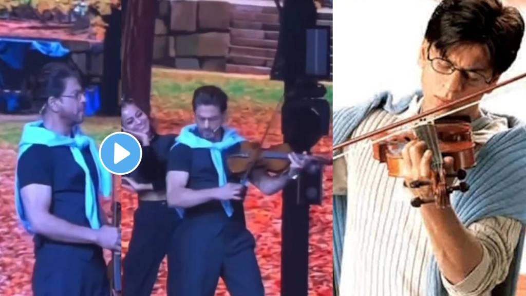 zee cine awards 2024 shah rukh khan recreate mohabbatein violin scene zee cine awards 2024 shah rukh khan recreate mohabbatein violin scene