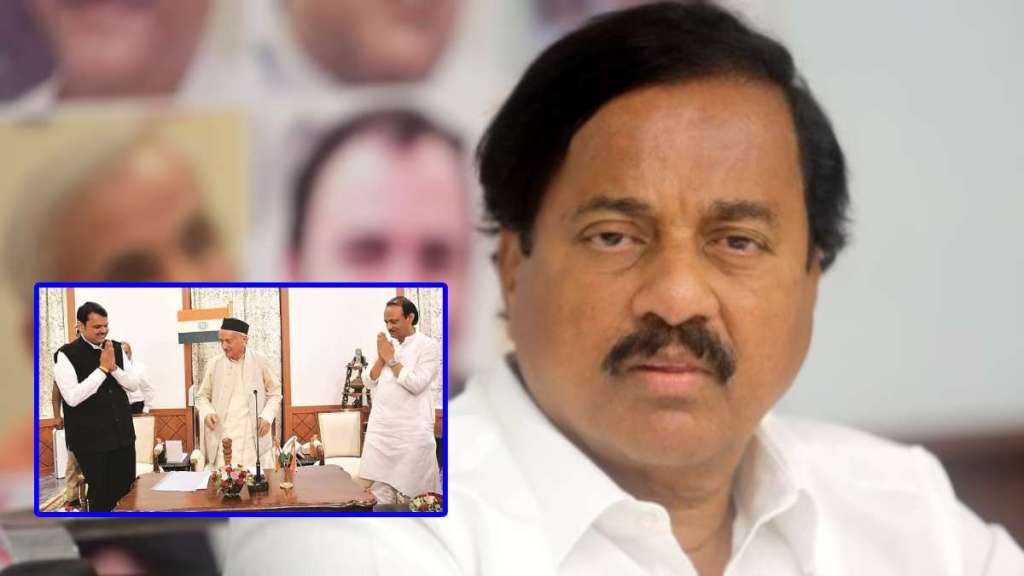 sunil tatkare and ajit pawar devendra fadnavis morning oath