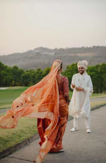 swarda thigale royal wedding look