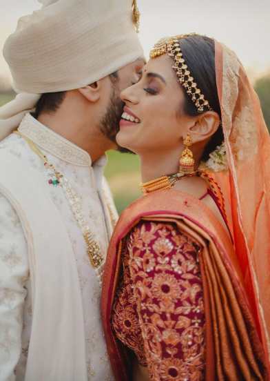 swarda thigale royal wedding look