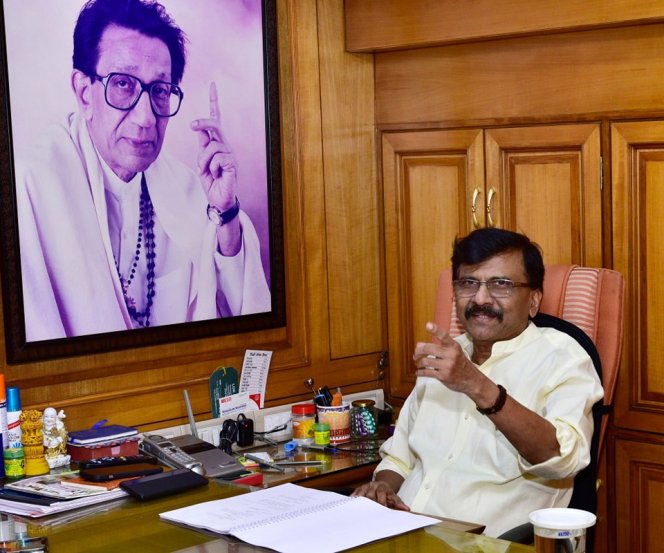 sanjay raut media interaction