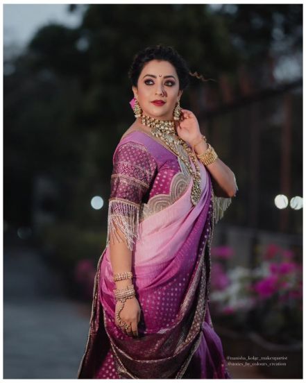 Apurva Nemlekar Nauvari Saree
