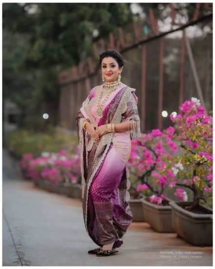 Apurva Nemlekar Nauvari Saree