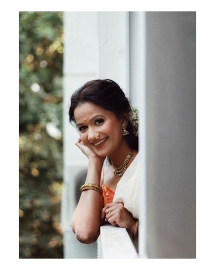 Ashwini Kasar South Indian Look