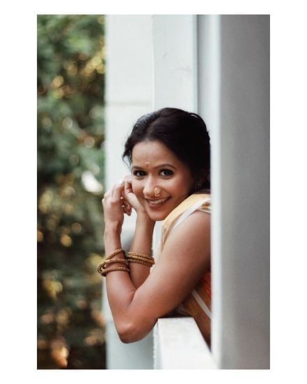 Ashwini Kasar South Indian Look