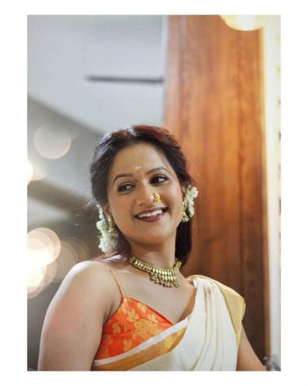 Ashwini Kasar South Indian Look