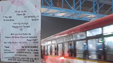 Bengaluru man’s post on BMTC bus conductor Bengaluru man’s post on BMTC bus conductor