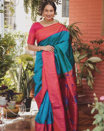 Gauri Ingawale Blue Lehenga Photoshoot