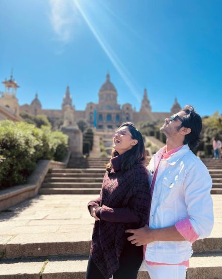 Hruta Durgule Prateek Shah Spain Vacation