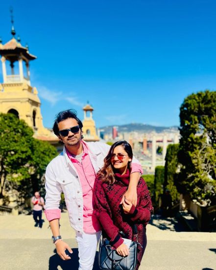 Hruta Durgule Prateek Shah Spain Vacation