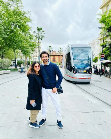 Hruta Durgule Prateek Shah Spain Vacation