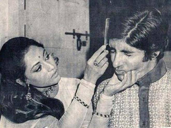 Jaya Bachchan and Amitabh