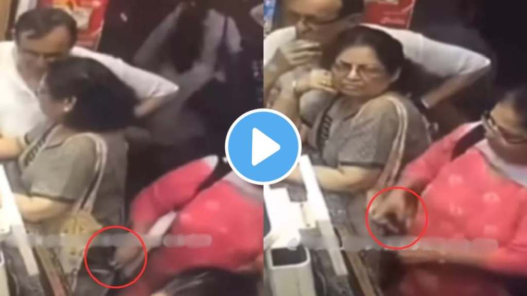 a woman stole from a another woman purse now the video is going viral on social media