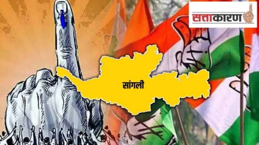 Sangli, Congress palm symbol, Congress,