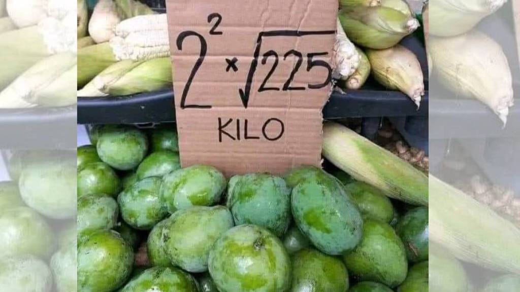 When Maths Lover Or mathematician Start Selling Fruits You Will Laugh After Seeing This Mangoes Price When Maths Lover Or mathematician Start Selling Fruits You Will Laugh After Seeing This Mangoes Price