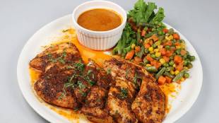 Grill coriander garlic fish recipe in marathi