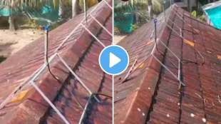to escape from the heat a person used a strange technique netizens says india not for a beginners see viral video