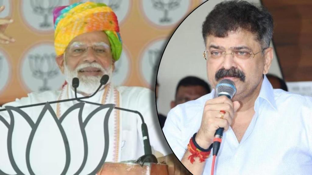 PM Modi and Jitendra awhad