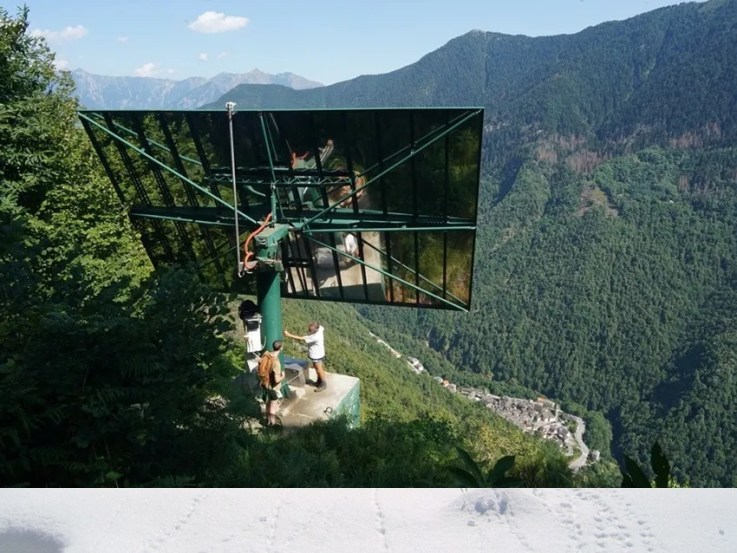 italian village viganella created its own sun to light up the dark valleys