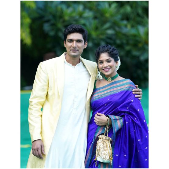 Samruddhi Kelkar Harshad Atkari At TV Show