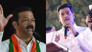 Ganpat Gaikwad supporters support Shrikant Shinde in Kalyan East