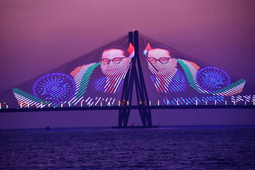 ambedkar jayanti sea link view
