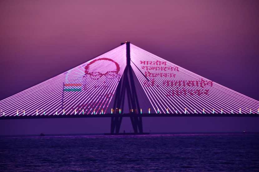 ambedkar jayanti sea link view
