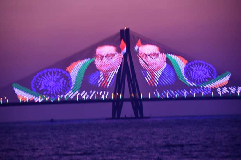 ambedkar jayanti sea link view
