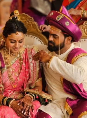 amruta bane and shubhankar ekbote wedding